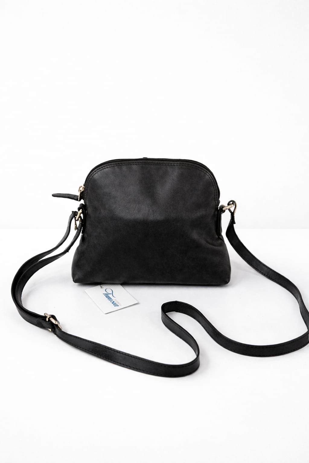 Round Leather Sling Bag-TN 008 - Image 6