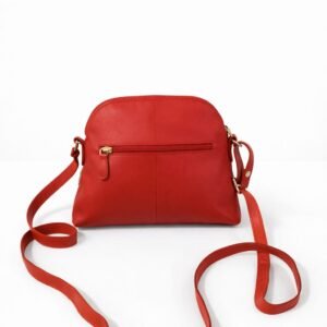 Round Leather Sling Bag-TN 008