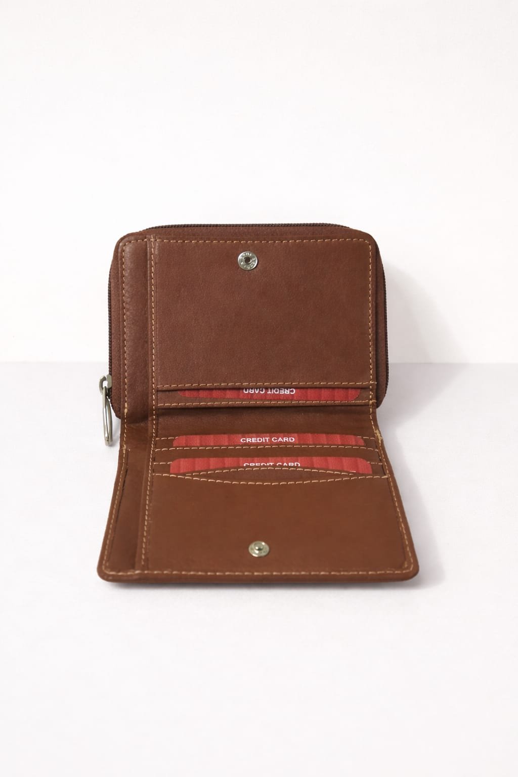 Premium Leather Wallet for Women – Compact & Elegant Design-TN 044 - Image 3