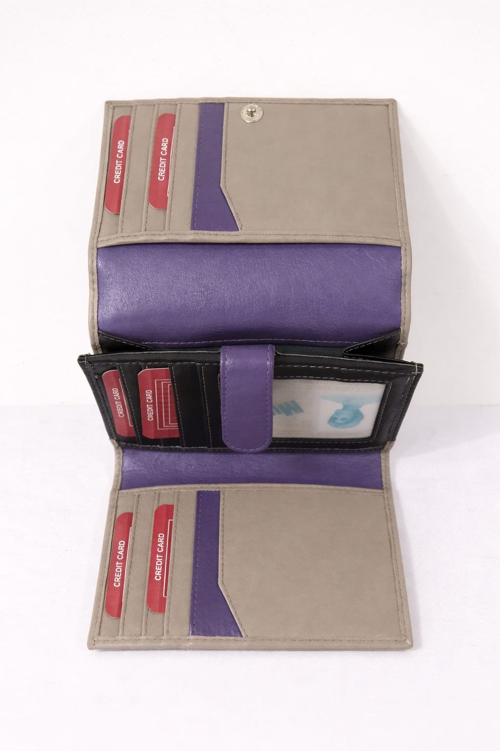 Elegant Leather Wallet for Women – Sleek & Timeless Design-TN 56 - Image 2