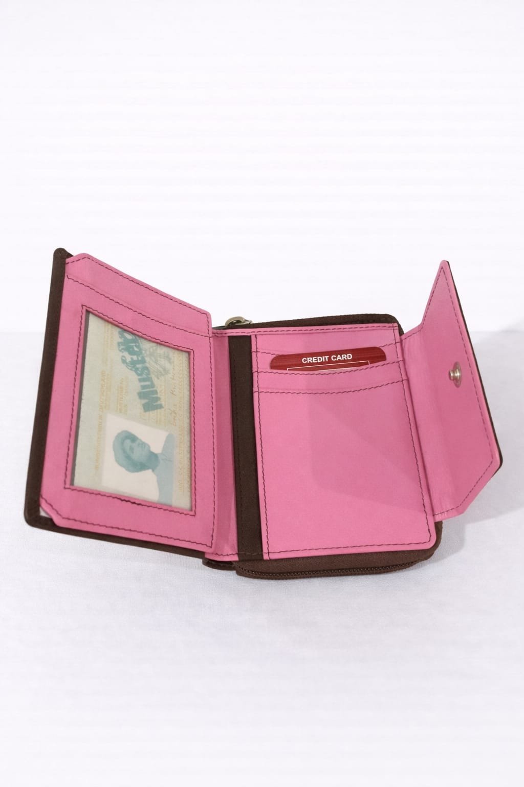 Chic Leather Wallet for Women – Compact & Stylish Design-TN43 - Image 2